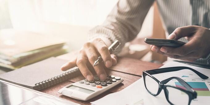 a person using a phone