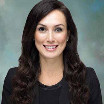 a woman with long hair