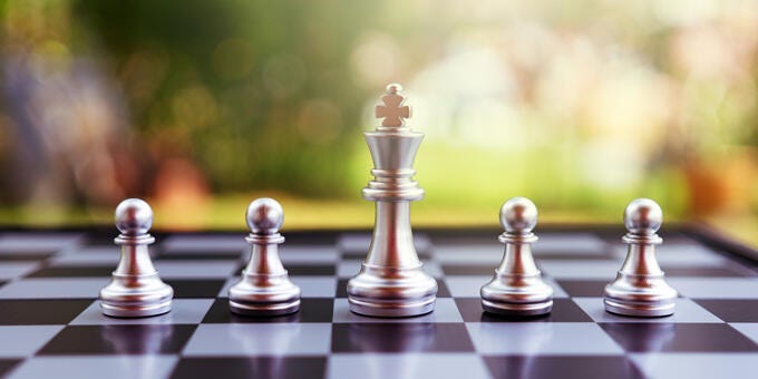 a chess board with chess pieces