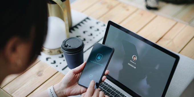 a person using a laptop