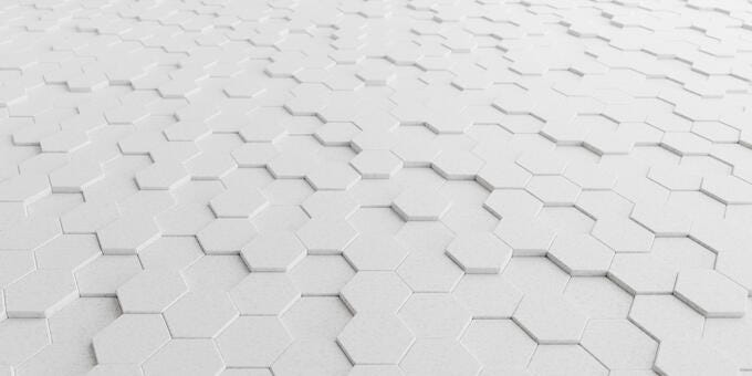 a white tiled surface