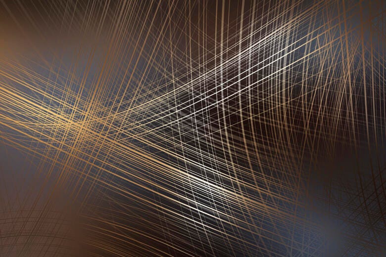 a close up of a spider web