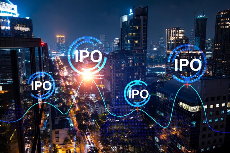 a city skyline at night