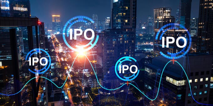 a city skyline at night