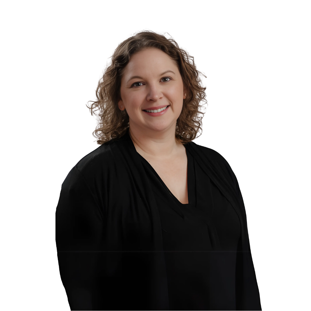 a person in a black dress