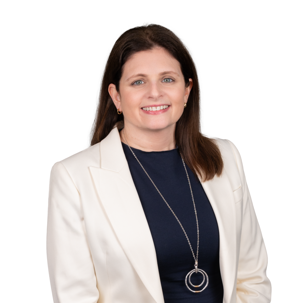 Karin Leitner in a white coat