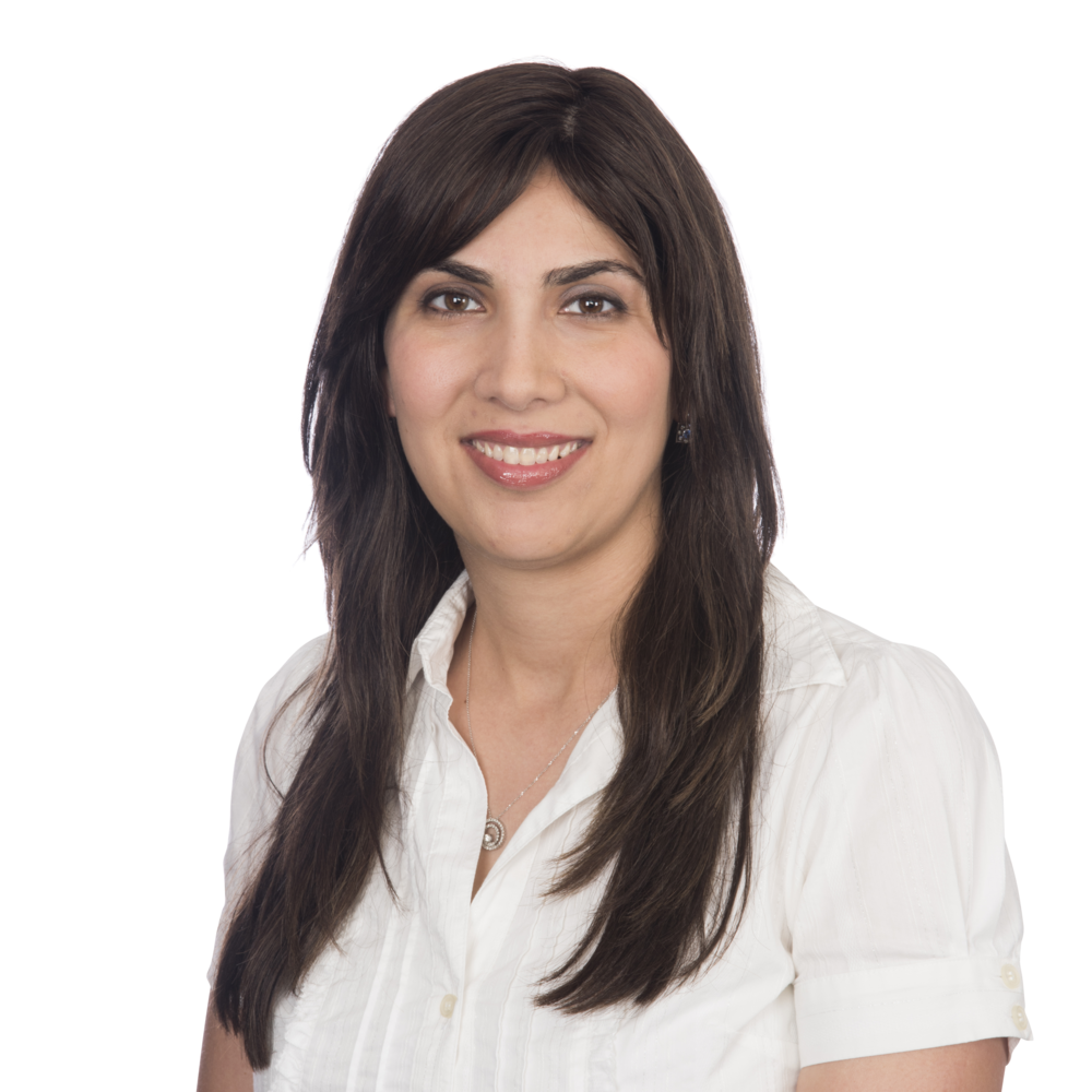 a woman smiling at the camera