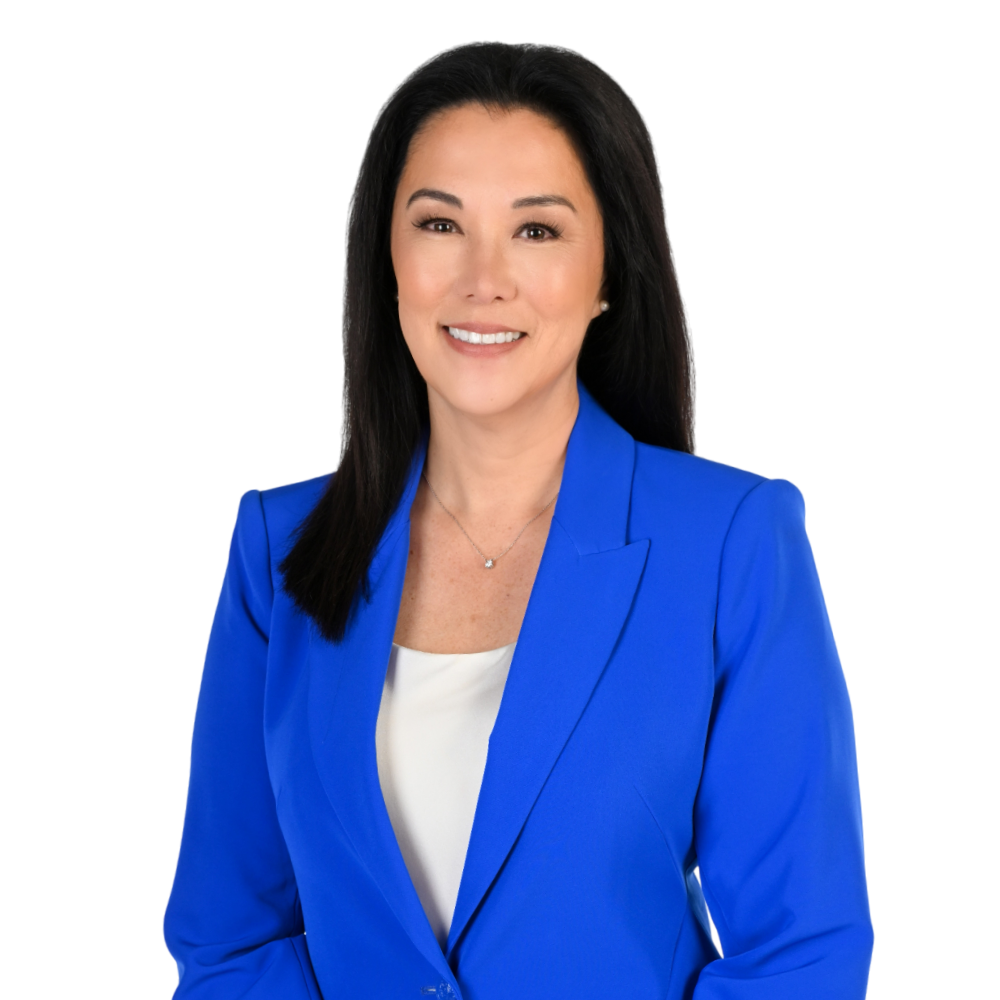 a person in a blue suit