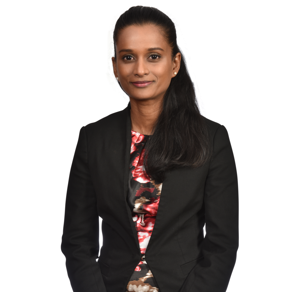 a person in a black dress