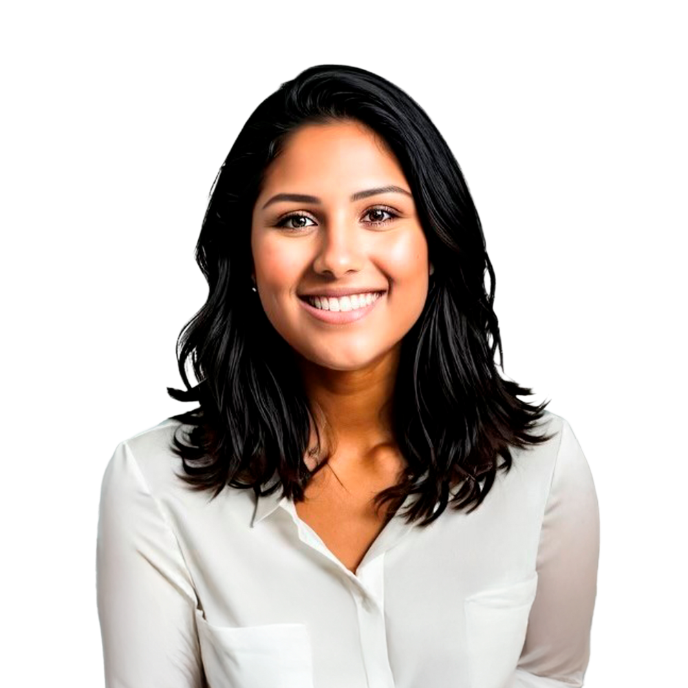 a person smiling for the camera