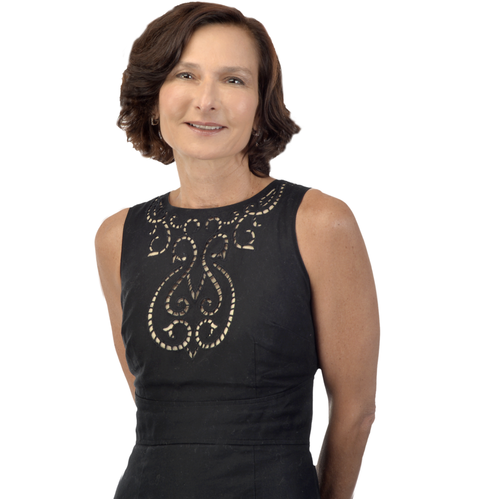 a person in a black dress