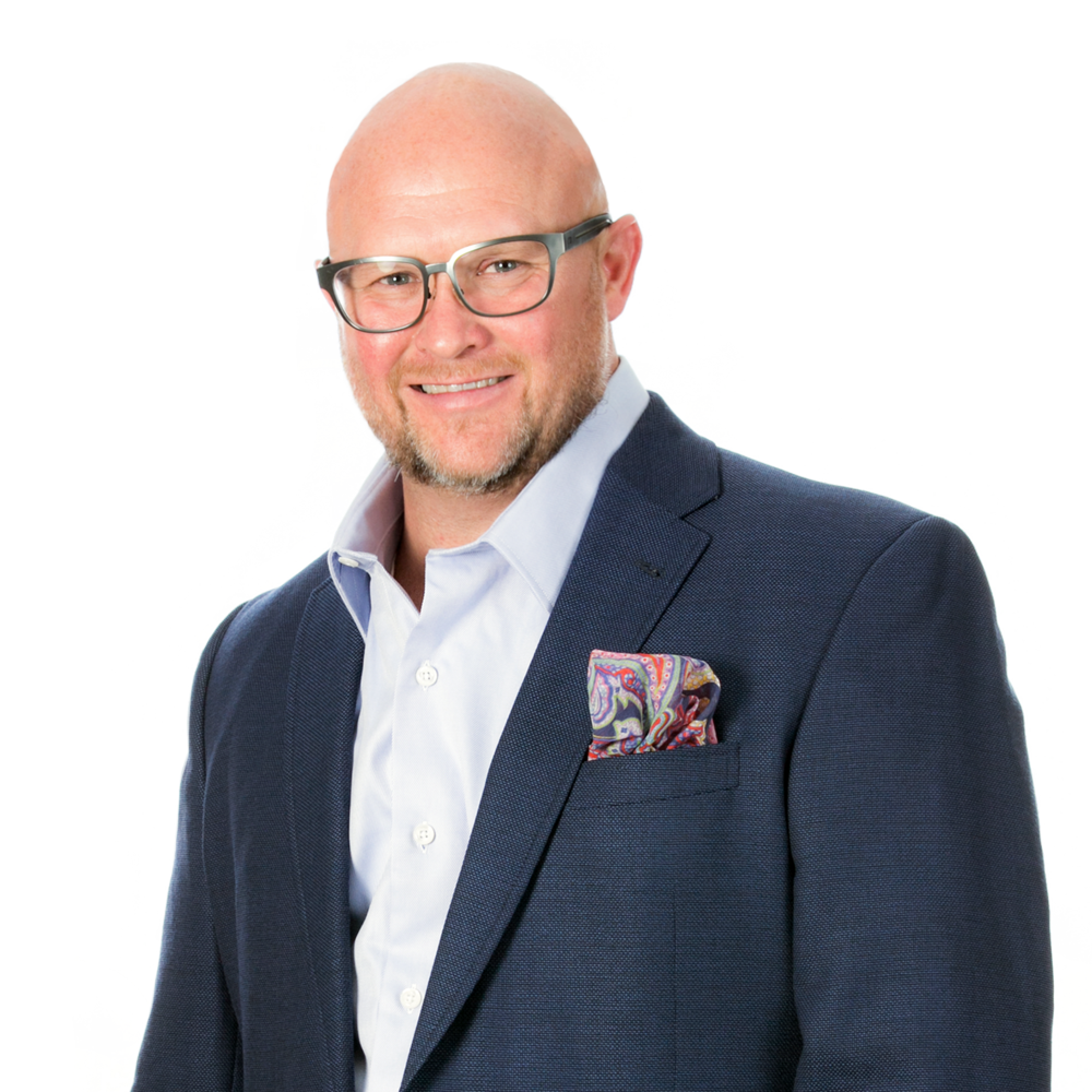 a man wearing glasses